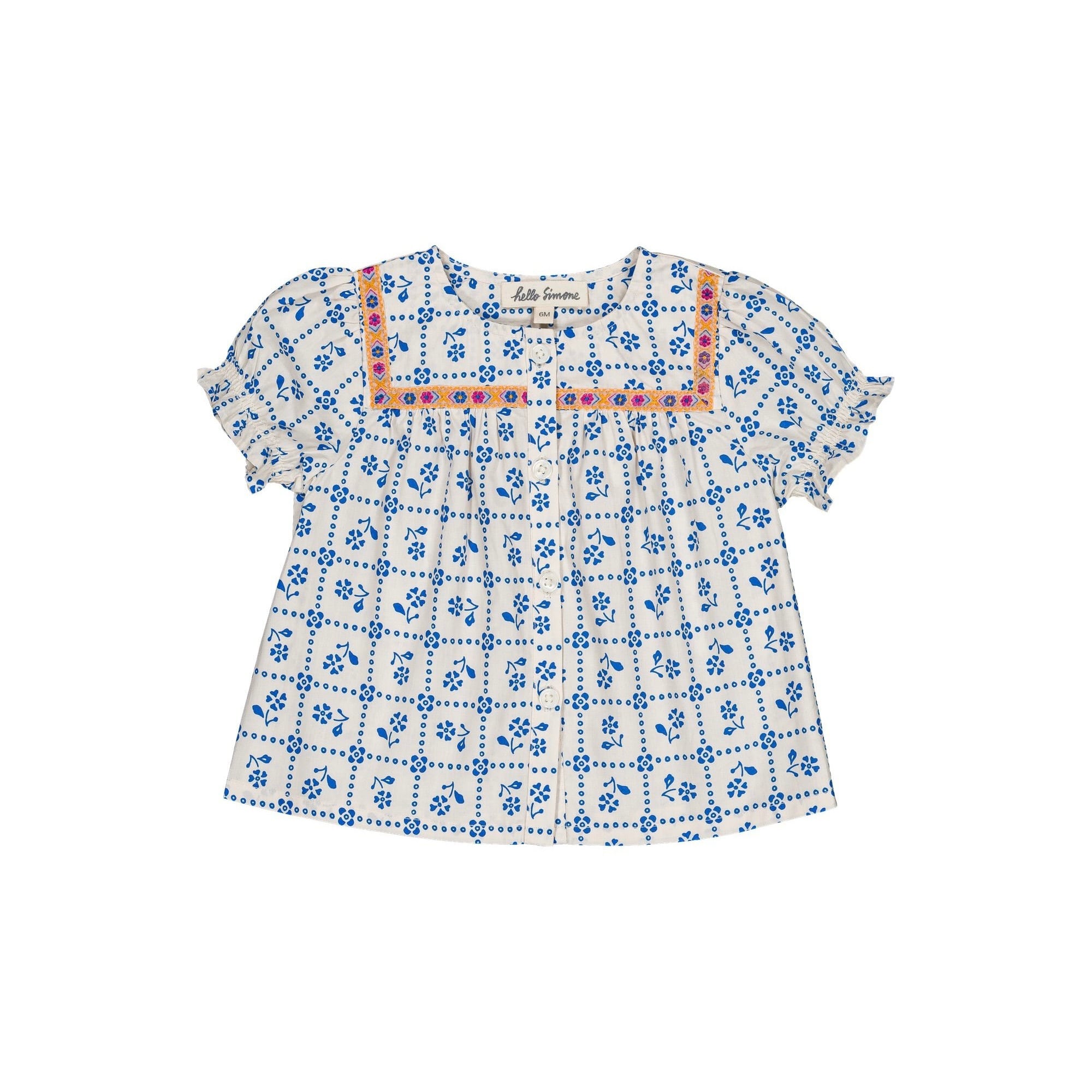 《hello Simone 2026SS》Lana baby blouse / Fayence