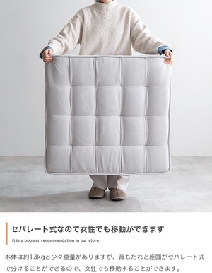 2点セット 1人掛け ローソファ セパレート式