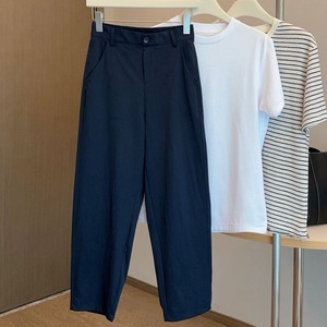 シンプル 九分丈パンツ M 3col 250333