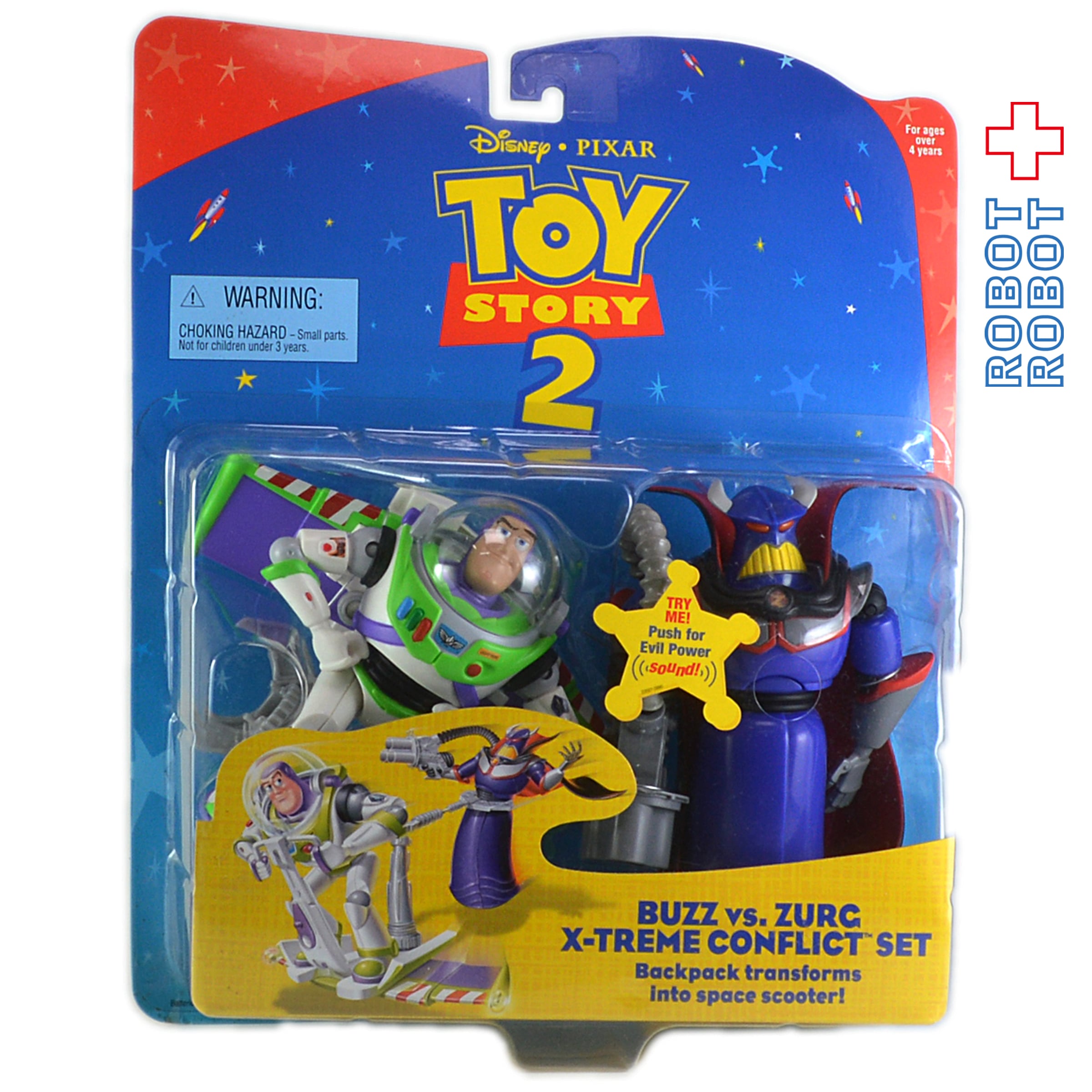 マテル トイ・ストーリー2 バズVSザーク 2パック ROBOTROBOT