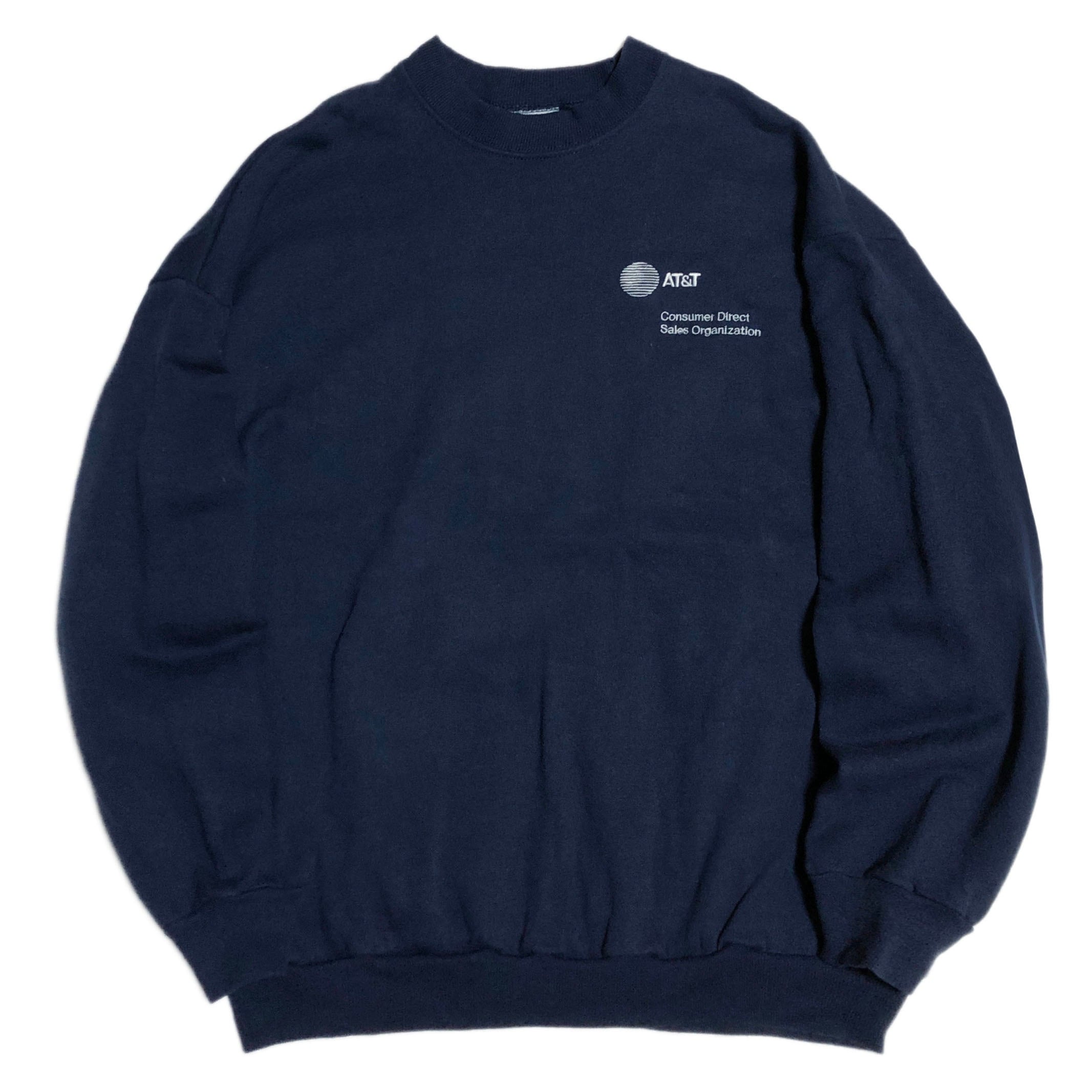 90s Lee リー COTTON BLEND AT&T 企業 スウェット【XL】ネイビー 90s Lee リー COTTON BLEND AT&T 企業 スウェット【XL】ネイビー