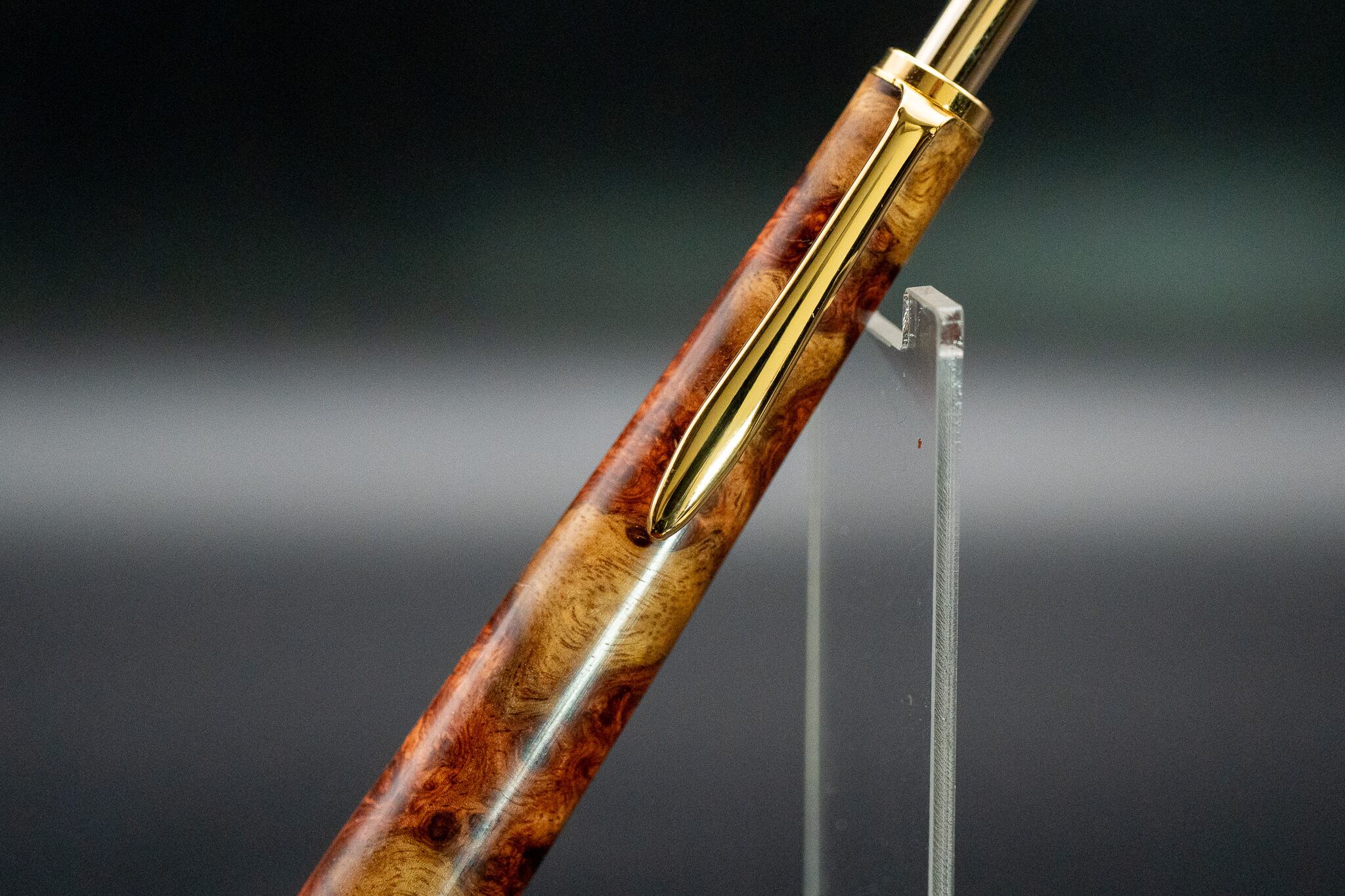 【朱色の銘木】 本花梨 瘤杢 紅白 特上 gold MP