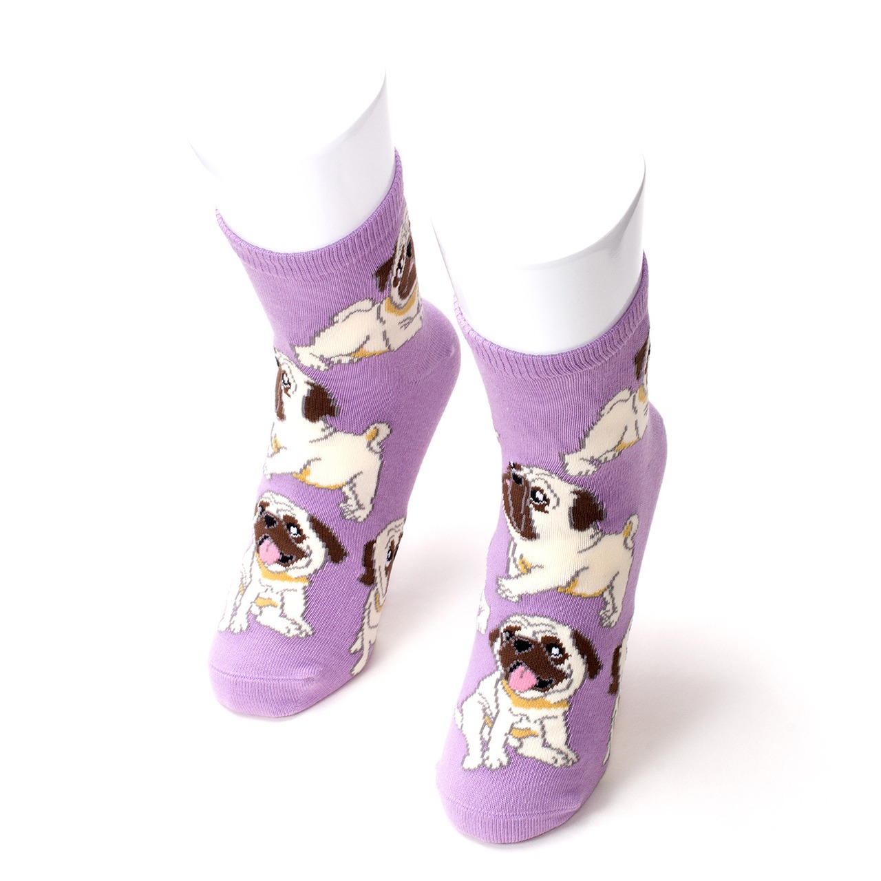 3足セット パグ レディース コットンソックス SD-3009