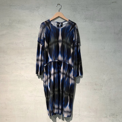 【HENRIK VIBSKOV】Tapas One Size Jersey Dress/Blue Black/No.29-A