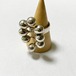 Vintage Modernist Balls Ring Made In Mexico ①