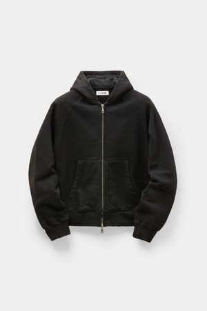 [COOR] Washed Raglan Hoodie Sweat Zip Up (Washed Black) 正規品 韓国ブランド 韓国通販 韓国代行 韓国ファッション クール クーア クアー 日本 店舗