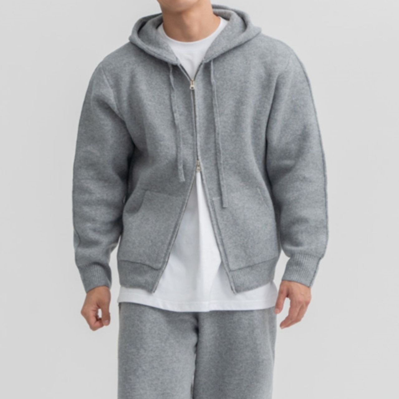 ベーシックニットパーカー（別売りでセットアップのパンツあり）　1155
