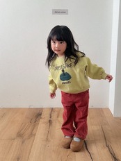〖取寄〗韓国子供服 / 26winter / Digreen / アップルトレーナー / キッズ / 冬服 *S~2XL*