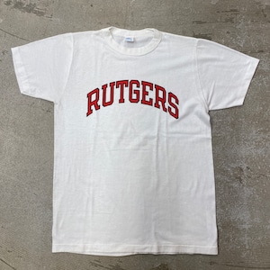 1980s CHAMPION PRINT T-SHIRT USA ”RUTGERS”