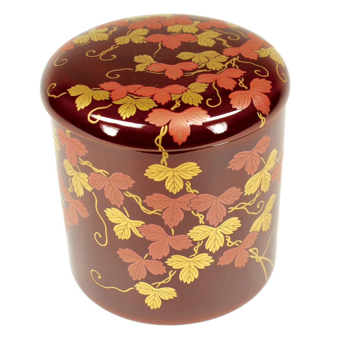 茶道具虫蒔絵細長棗 あったかく