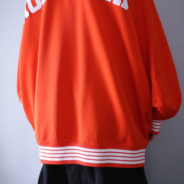 XXL over silhouette front and back wappen track jacket