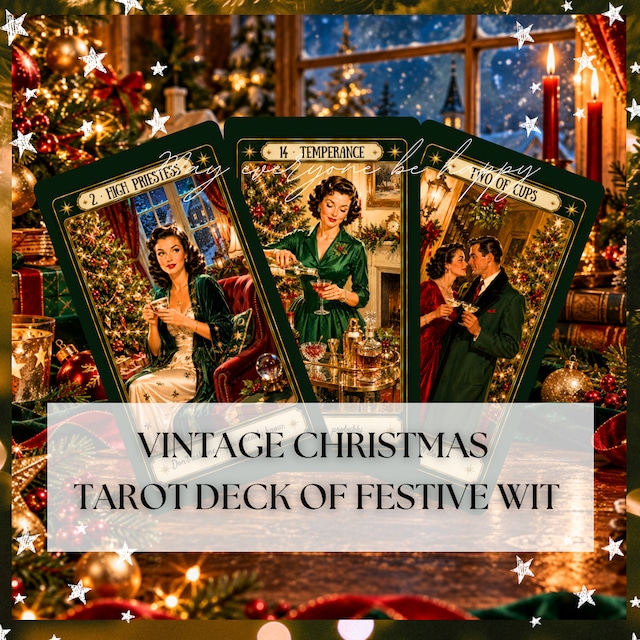 VINTAGE CHRISTMAS TAROT DECK OF FESTIVE WIT ◆ 心躍るヴィンテージクリスマス