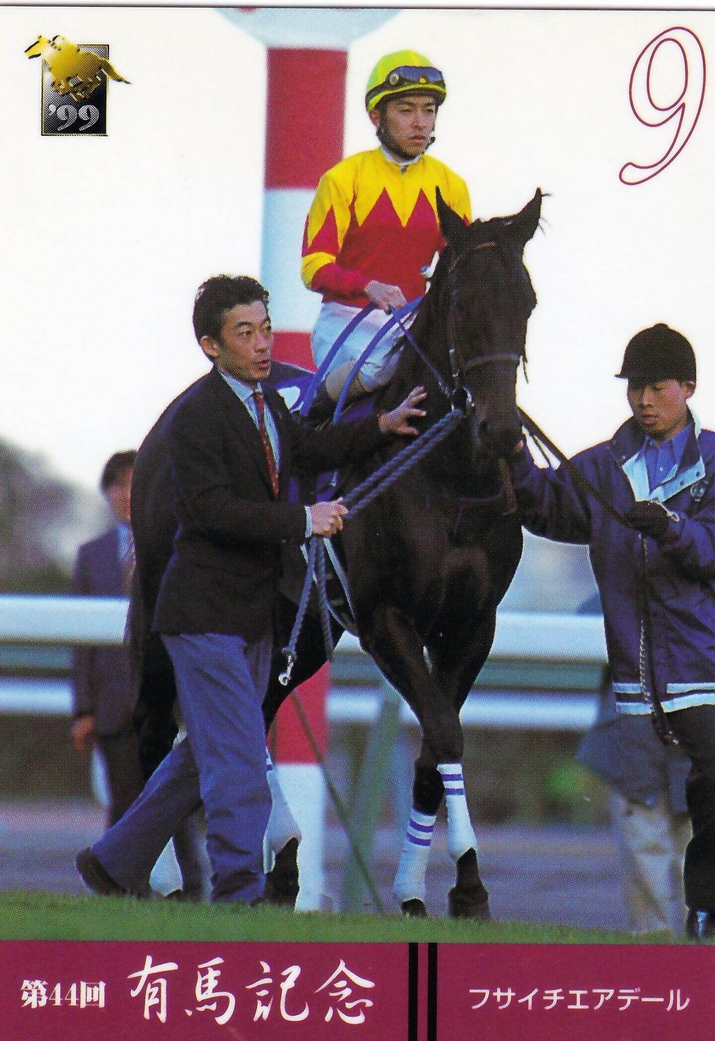 マヤノトップガン：第40回 有馬記念「サラブレッドカード 95年版」No