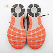 UNDER ARMOUR スニーカー 24.5cm BANDIT4 アンダーアーマー 靴 くつ シューズ チャージドバンディット4 運動 ランニング ジョギング 走る 黒 橙 紐 ブラック系 オレンジ系