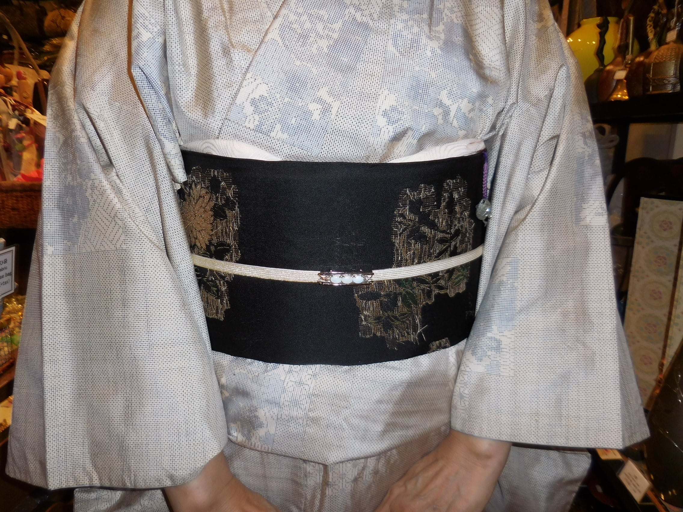オパール帯留め オパール帯留 three opals obi sash clip | 春夏秋冬（しき