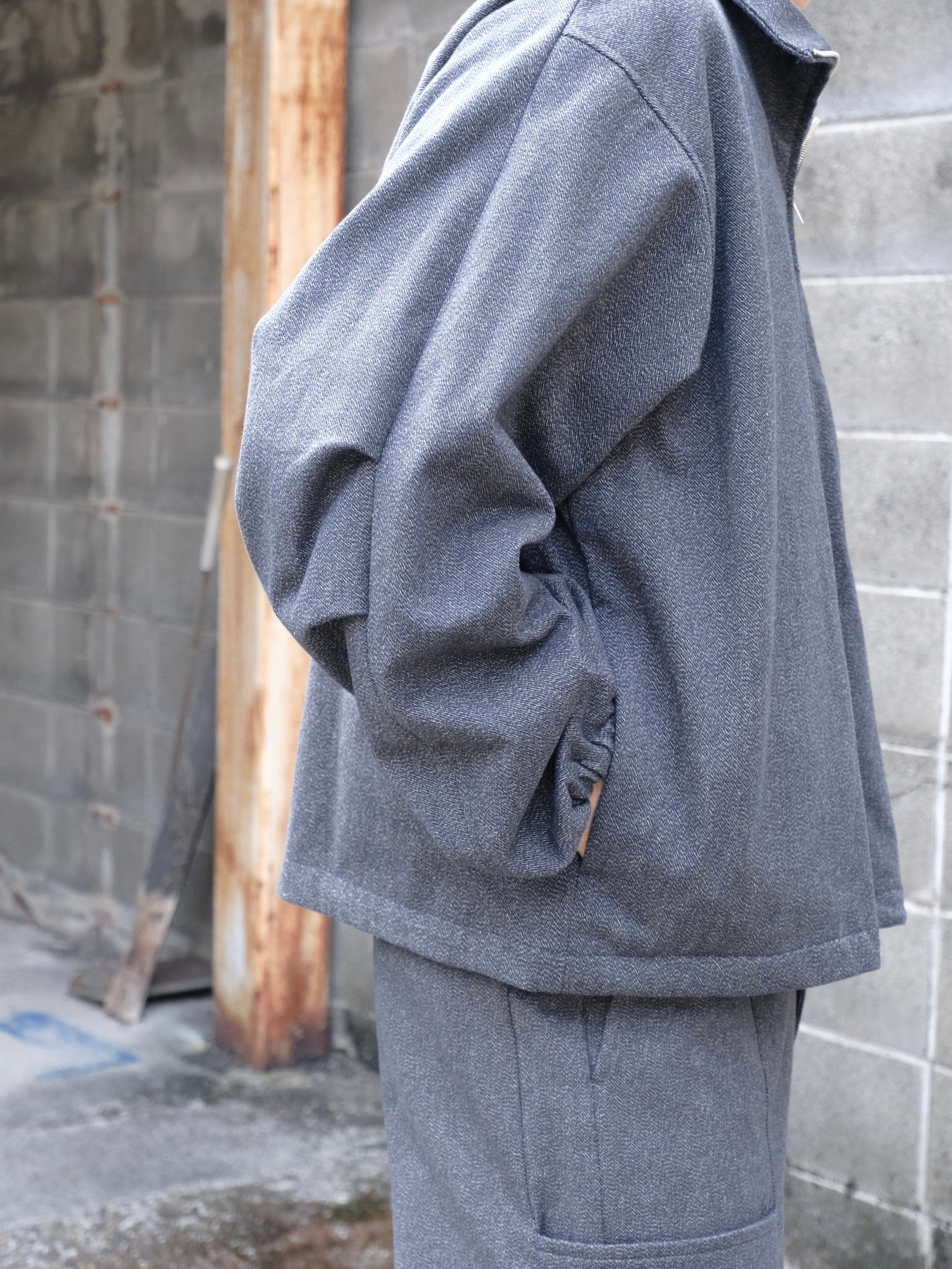 ENCOMING】 FRONT ZIP BLOUSON | THE OUR