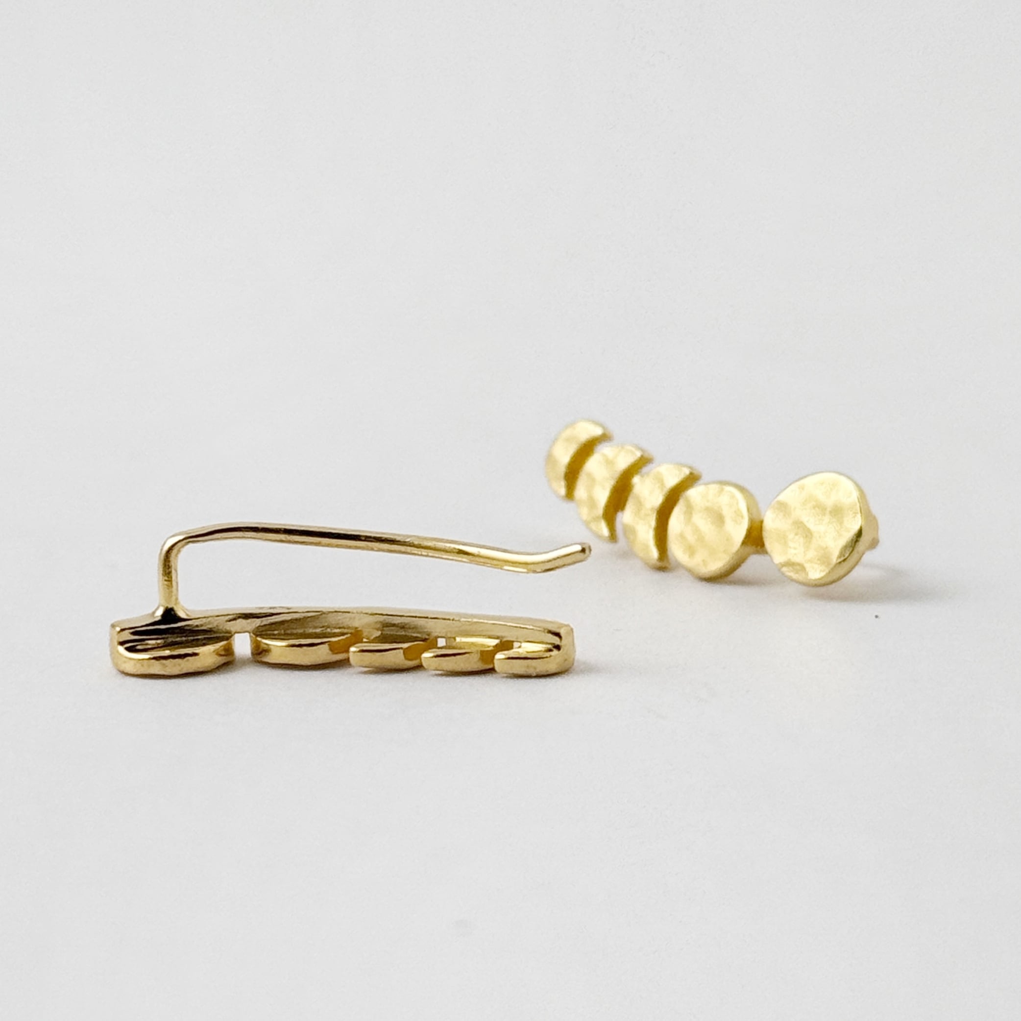 Gold Coating 月のみちかけ ピアス | 【公式通販】鎌倉のシルバー