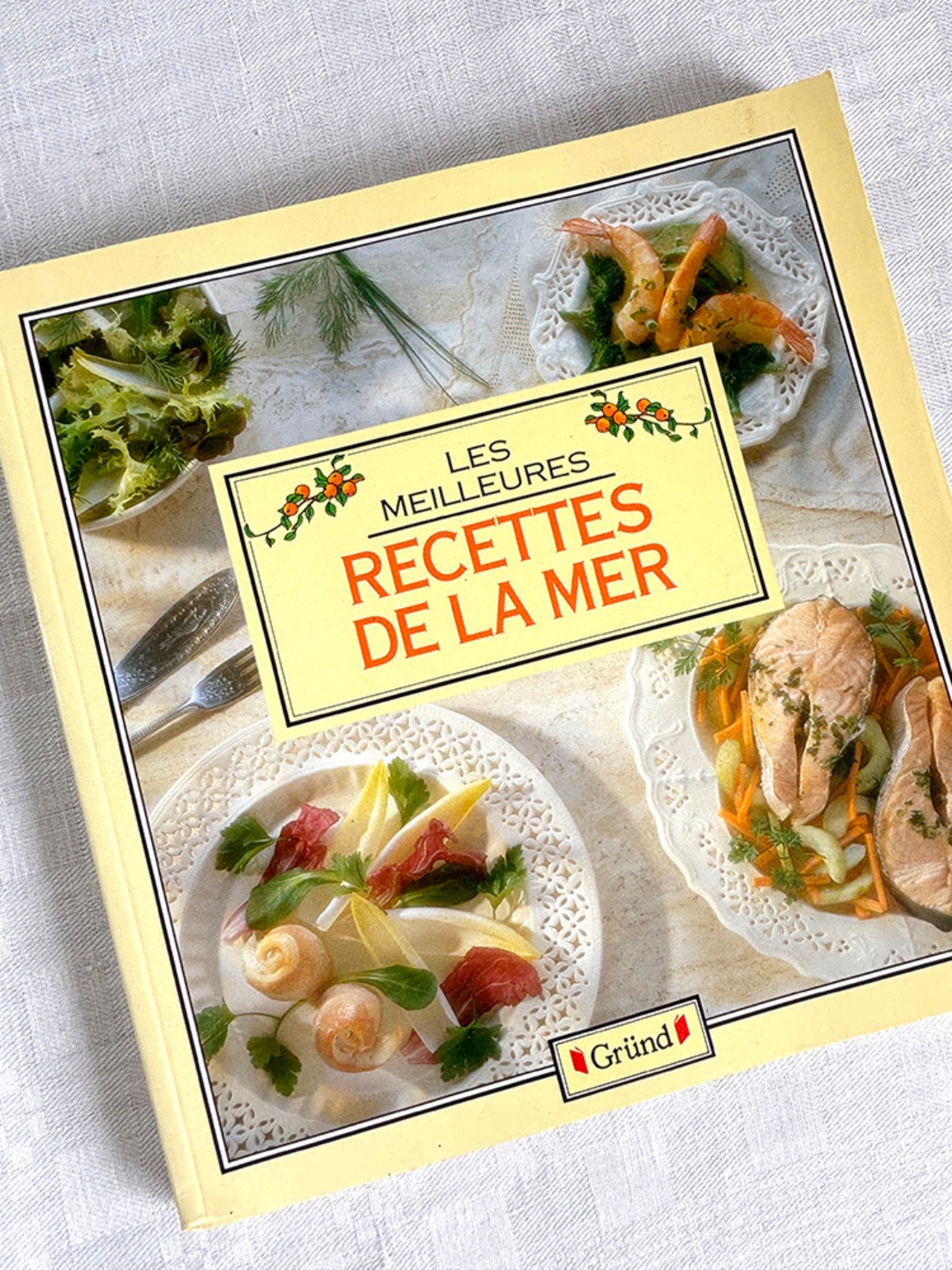 フランス古本　レシピ本　魚介料理　ソース　フランス家庭料理　 12psea6-1