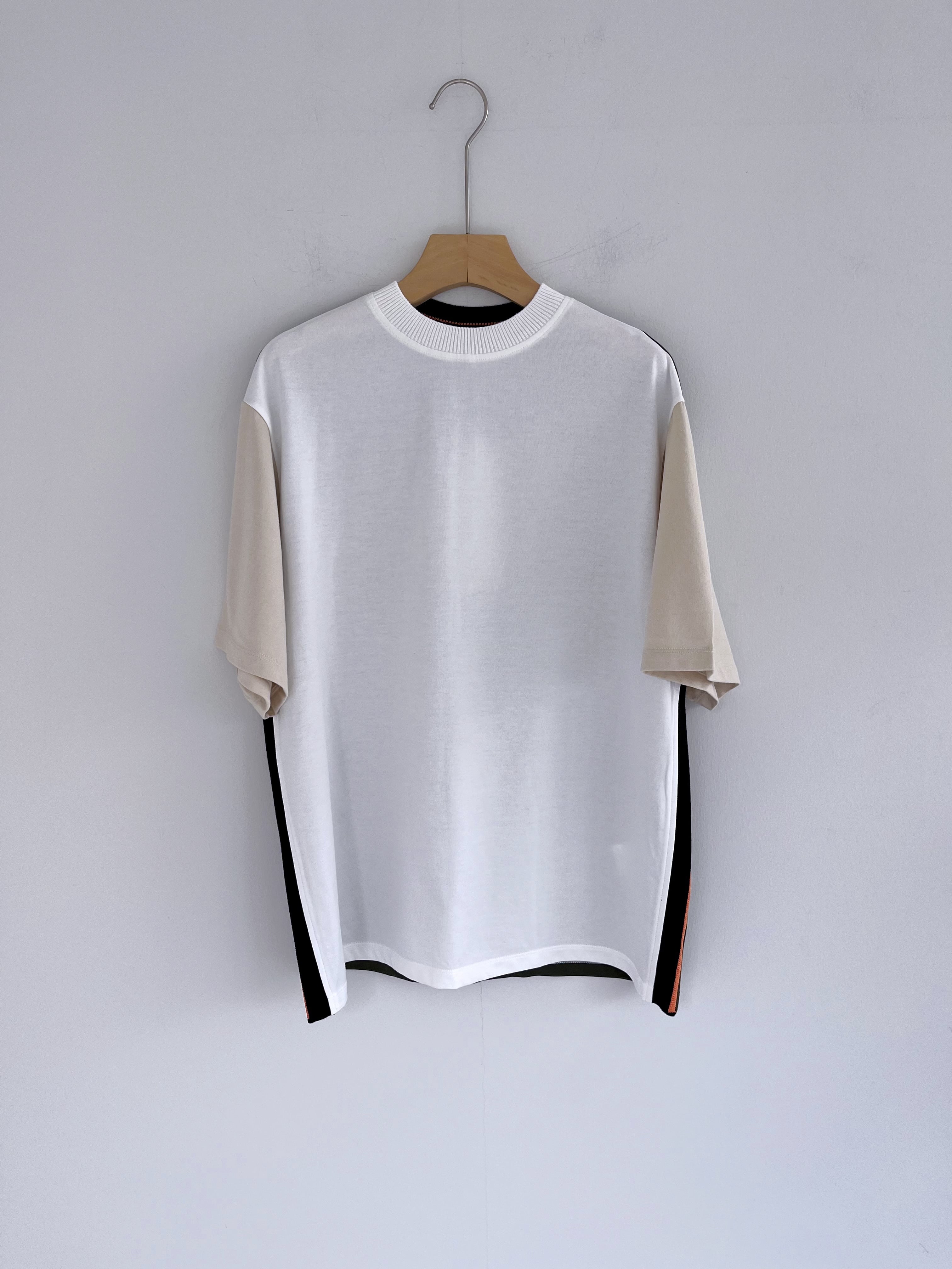 coohem コーヘンKNIT SIDELINE T-SHIRT COOHEM (コーヘン) KNIT SIDELINE T-SHIRT / ニットサイドラインT