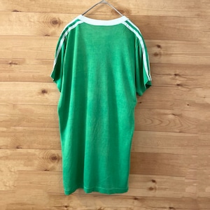 【adidas】70s 西ドイツ製  ビンテージ Tシャツ アディダス ビスコース スリーストライプ 古着