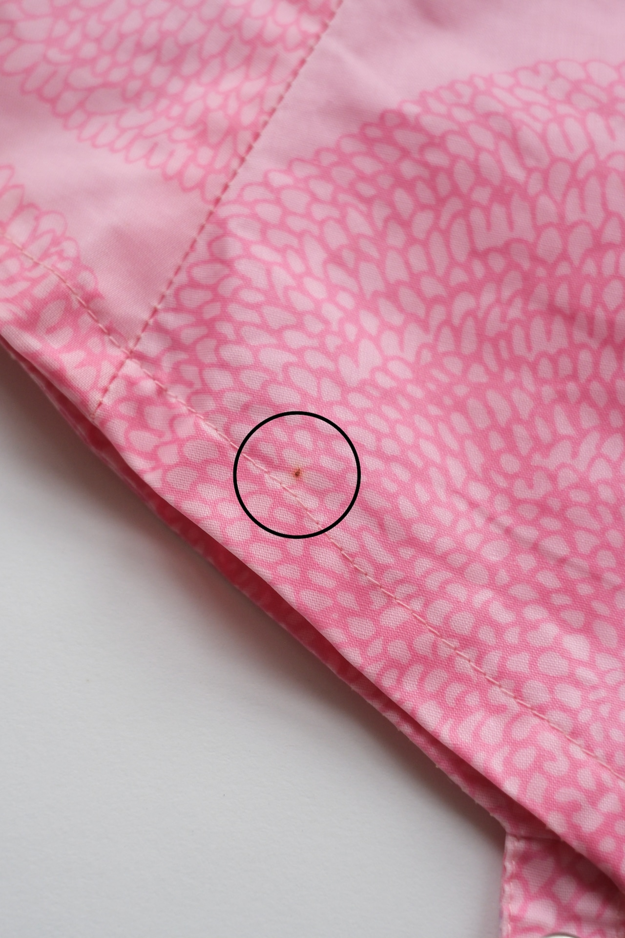Marimekko PVC coated pink rain hat