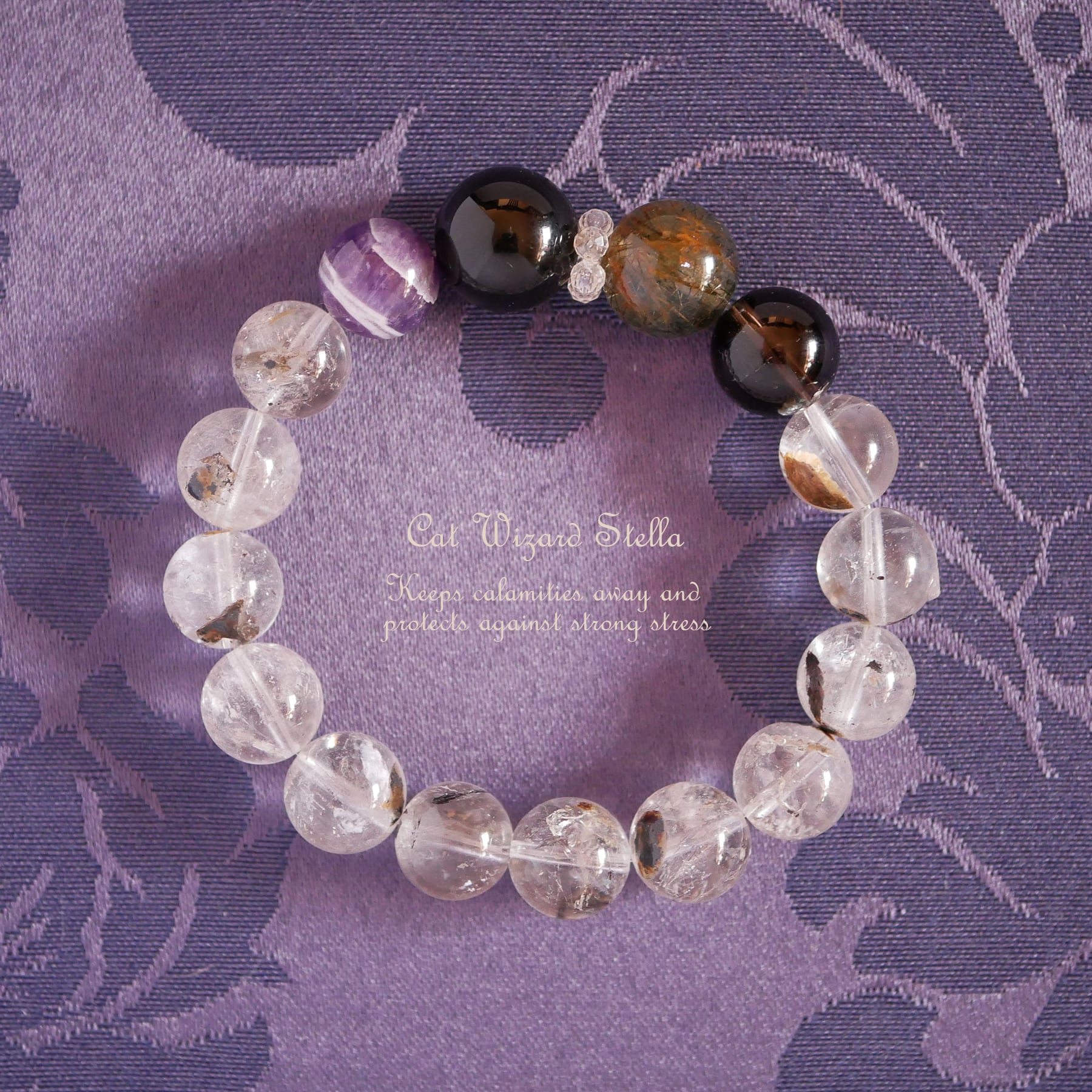 ヒマラヤ水晶エレスチャルテラリウム原石天然石邪気払い魔除け