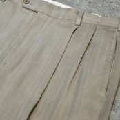 JoS.A.BANK silk herringbone drape slacks