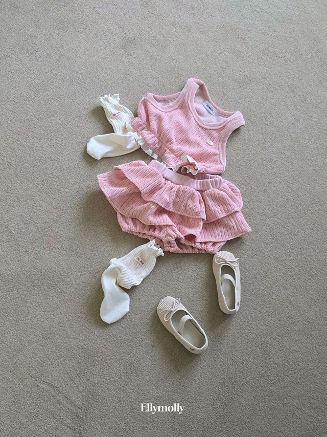 予約 Bello Crunch Vest  [ Elly molly ]