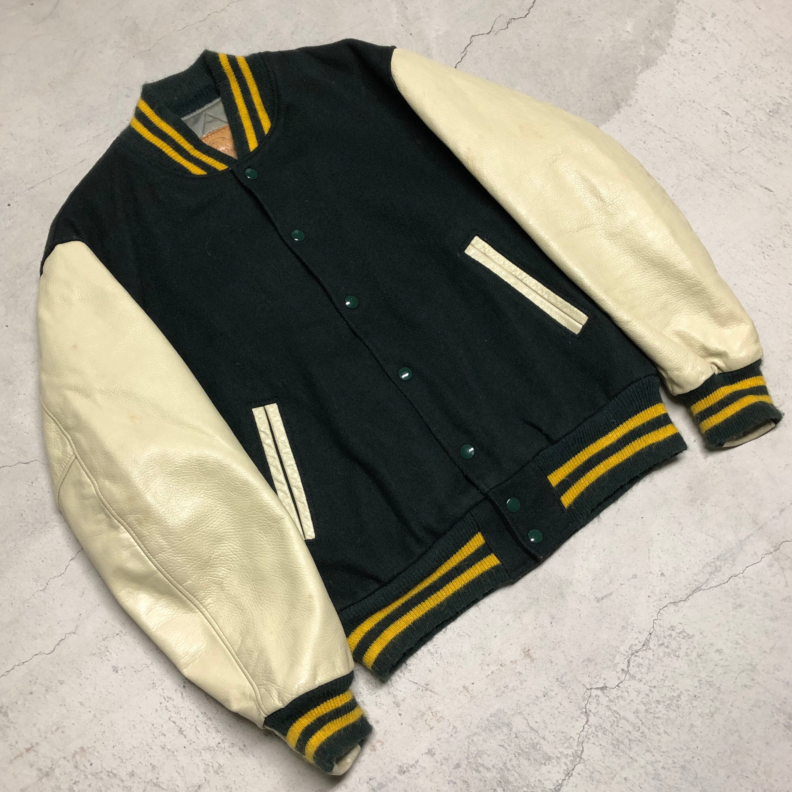 GOLDEN BEAR WOOL LEATHER STADIUM JACKET | safarionline