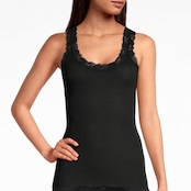 ウールシルク タンクトップ ブラック 2、3、4サイズ