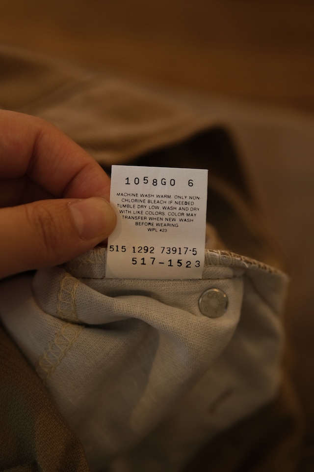 Utah/92's "Levi's" 517 corduroy pants/beige