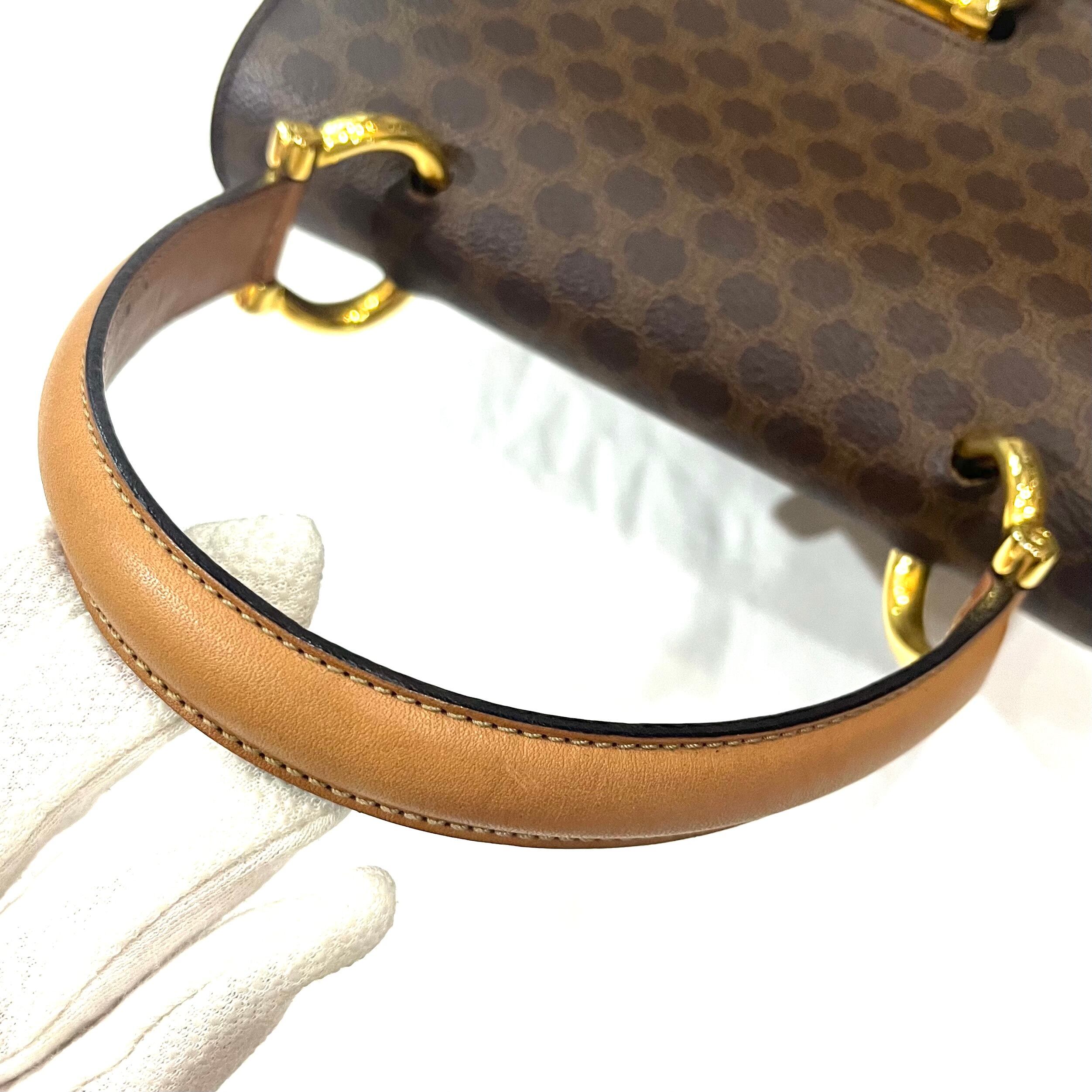 CELINE】2196 ヴィンテージセリーヌ マカダム柄 二重フラップ