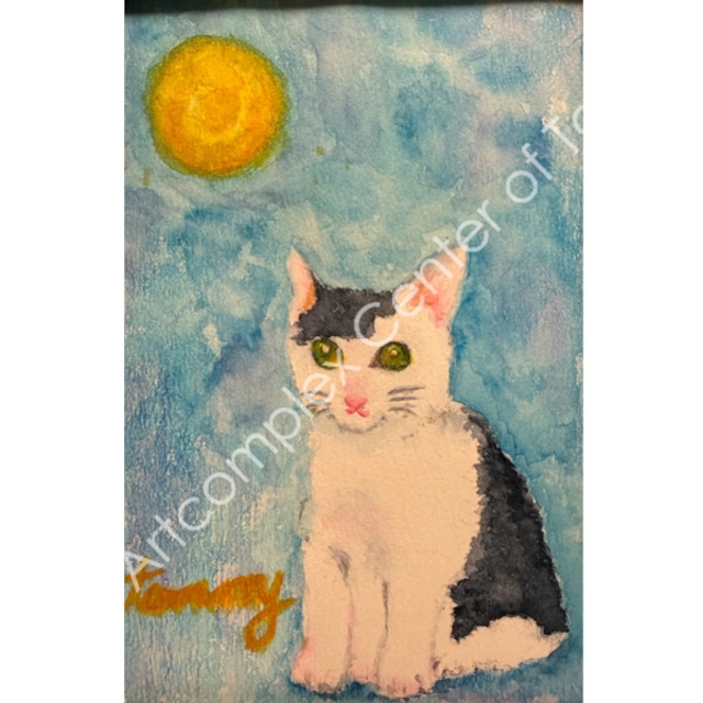 tammy「月夜にたたずむ猫」