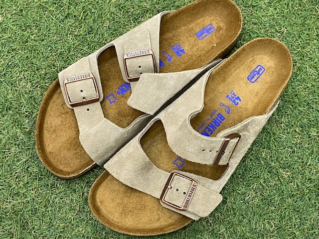 SALE!! BIRKENSTOCK ARIZONA SUEDE LEATHER SANDALS 27㎝ TAUPE 0