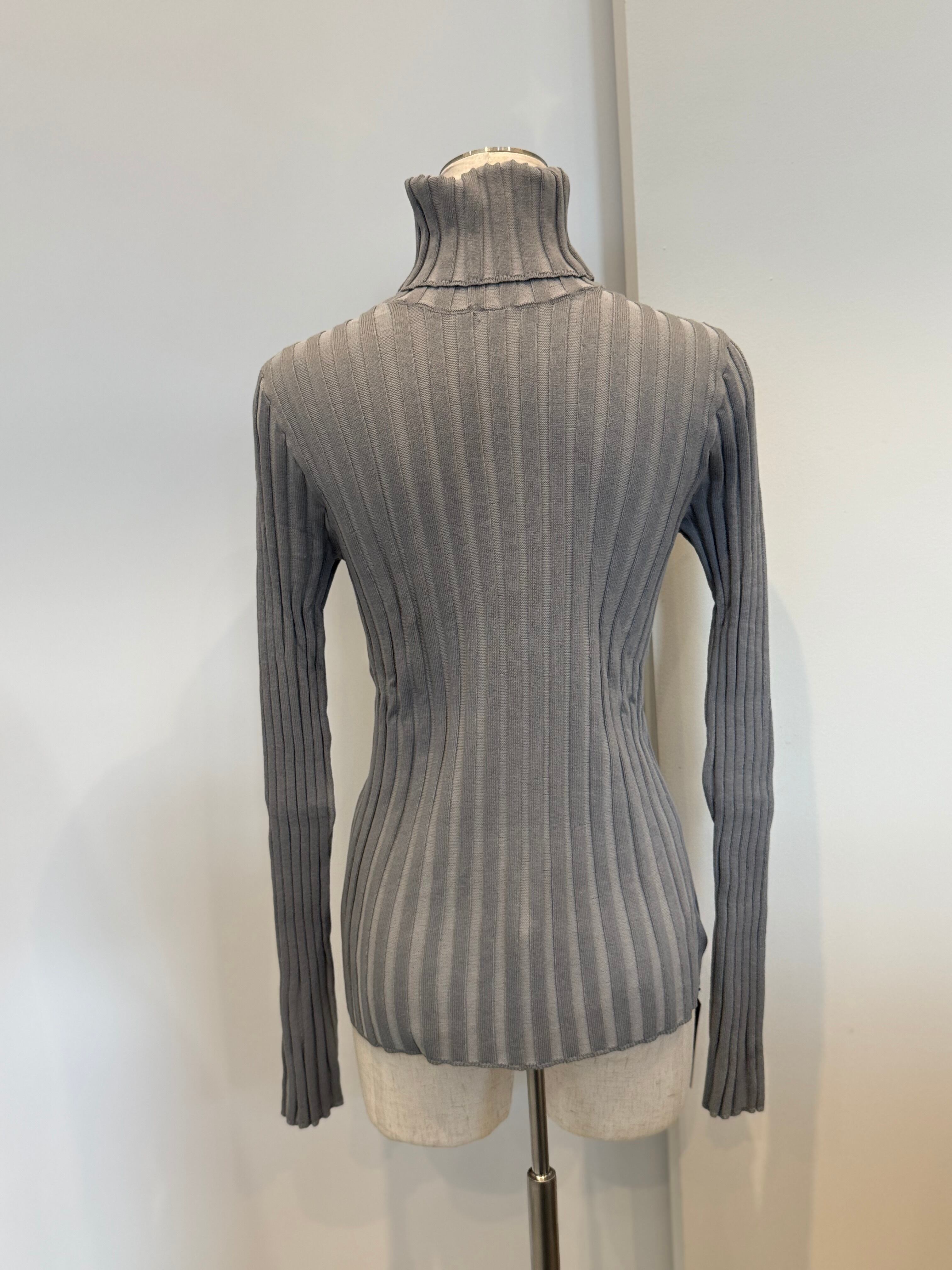 【SELECT】ワイドリブタートルプルオーバー 19-0445