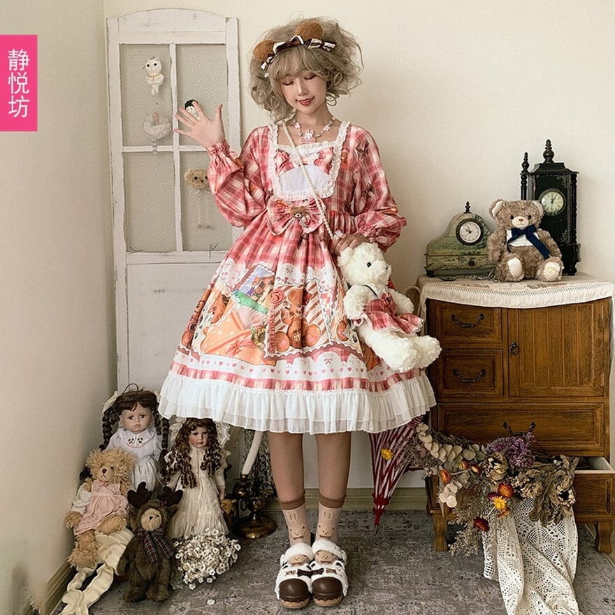 ゴスロリ通販 With U 夢かわいい ワンピース 長袖 ロリータ初心者