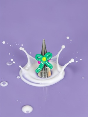 "midnight juicy" ribbon ring※金属アレルギー対応