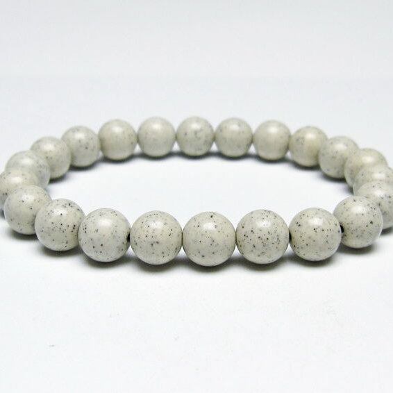 北投石 ブレスレット 9mm 一点物 メール便可 111-50317