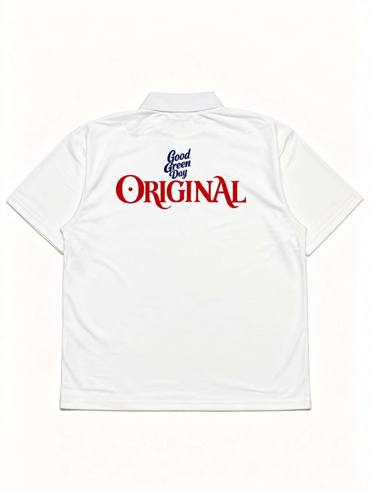 Good Green Day POLO SHIRTS WHITE