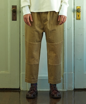 Cotton Knee Change Pants -beige <LSD-BJ3P8>