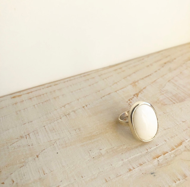 Arizona Howlite ring  /  OBH-038