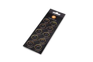 【3831109816370】 EK-Quantum Torque Color Ring 10-Pack HDC 14 - Satin Gold