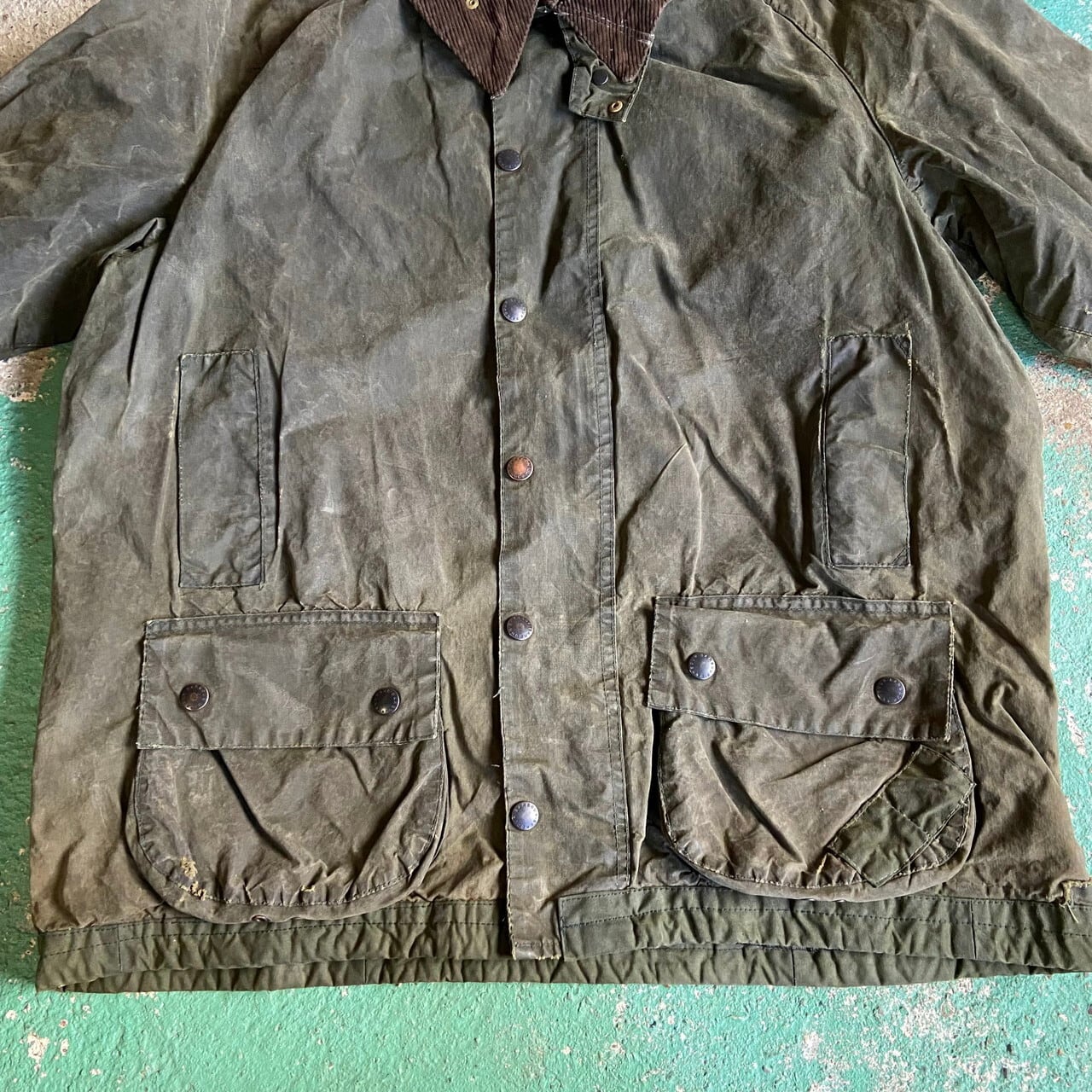 80年代 ビンテージ 旧3ワラント Barbour バブアー BEAUFORT ビュー