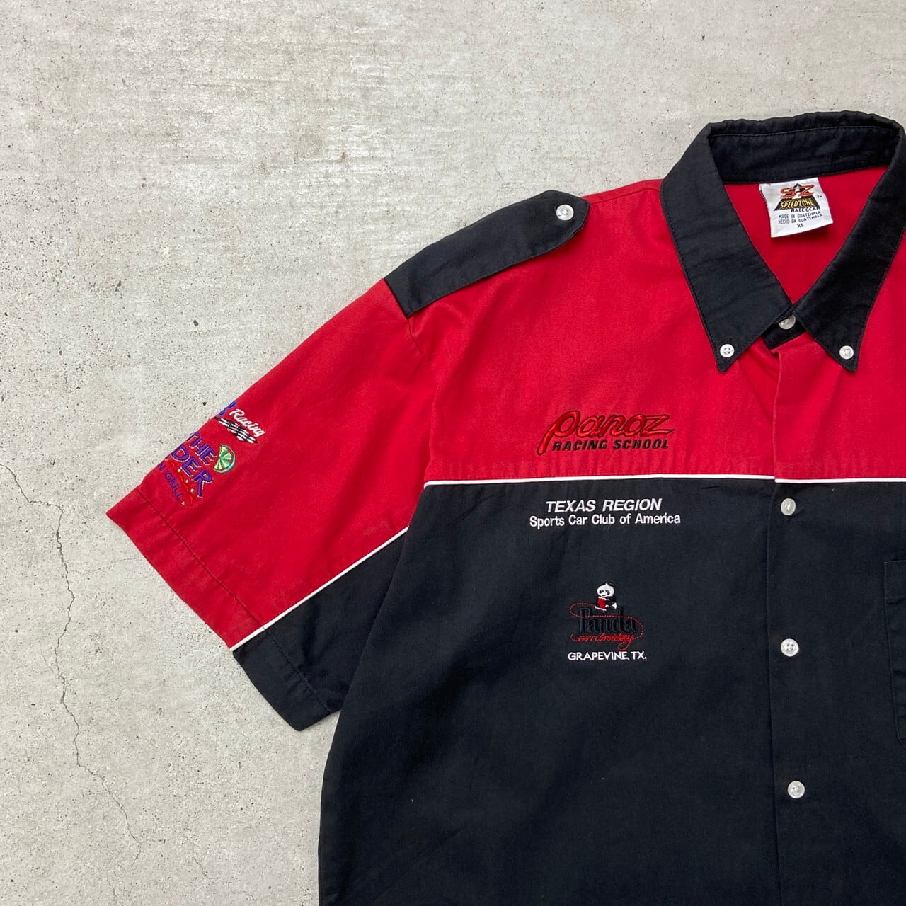 00年代 SPEED ZONE RACE GEAR レーシング ピットシャツ 企業ロゴ 00年代 SPEED ZONE RACE GEAR レーシング ピットシャツ 企業ロゴ
