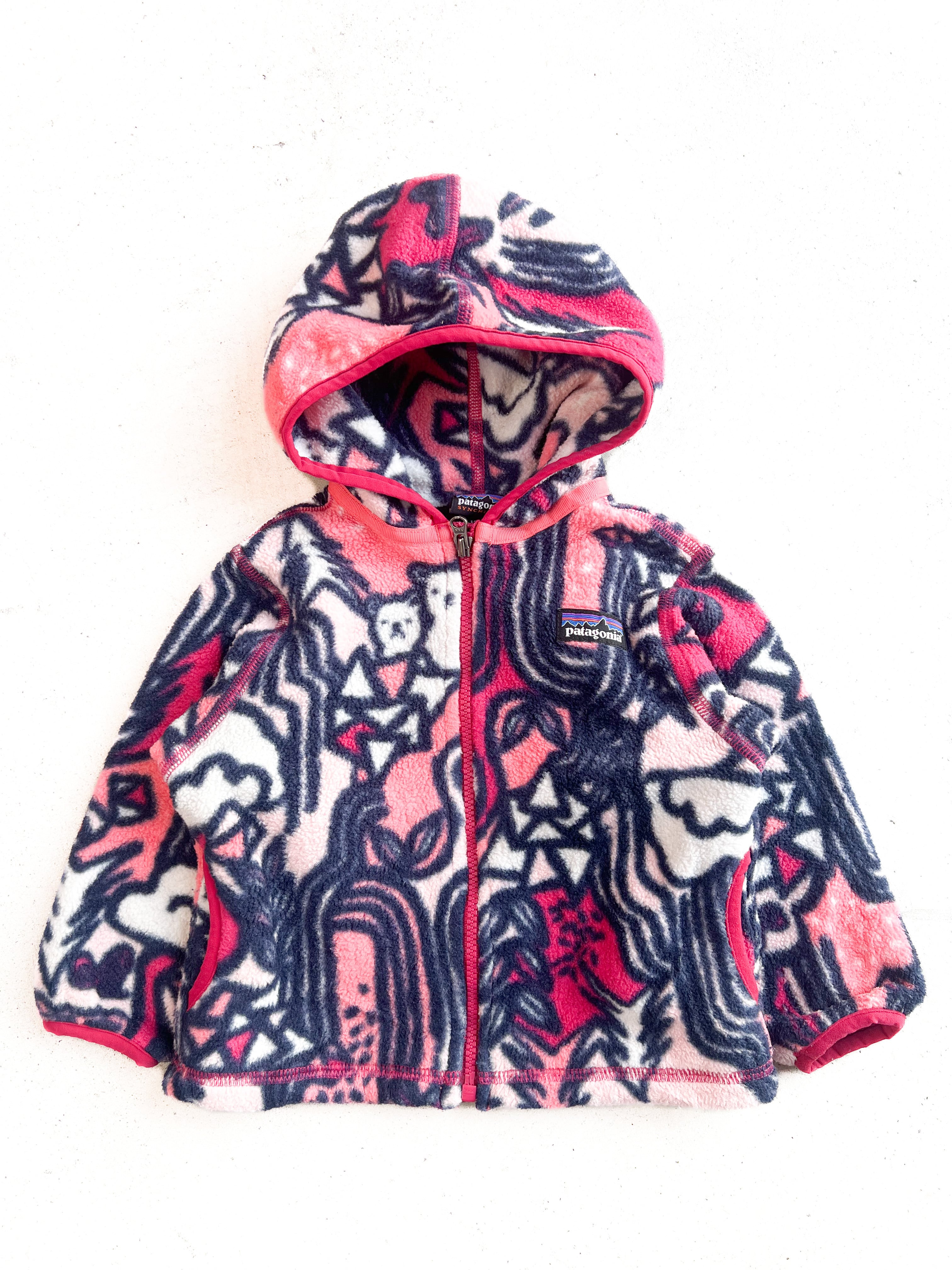 【80cm】USED パタゴニア Patagonia フリースカーディガン【10000】