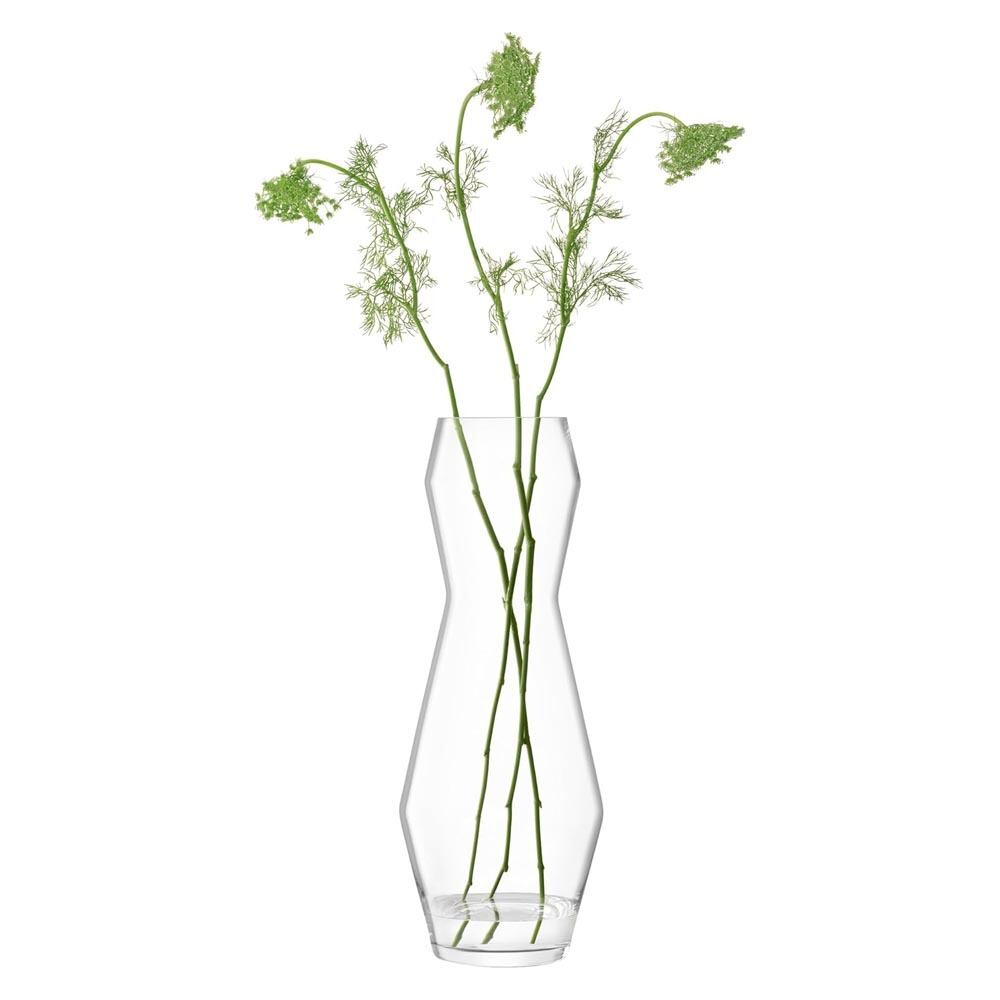 LSA Sculpt Vase スカルプト ベース G1771-65-301 LSG07 クリア H65cm / エルエスエー 花器 花瓶 フラワーベース