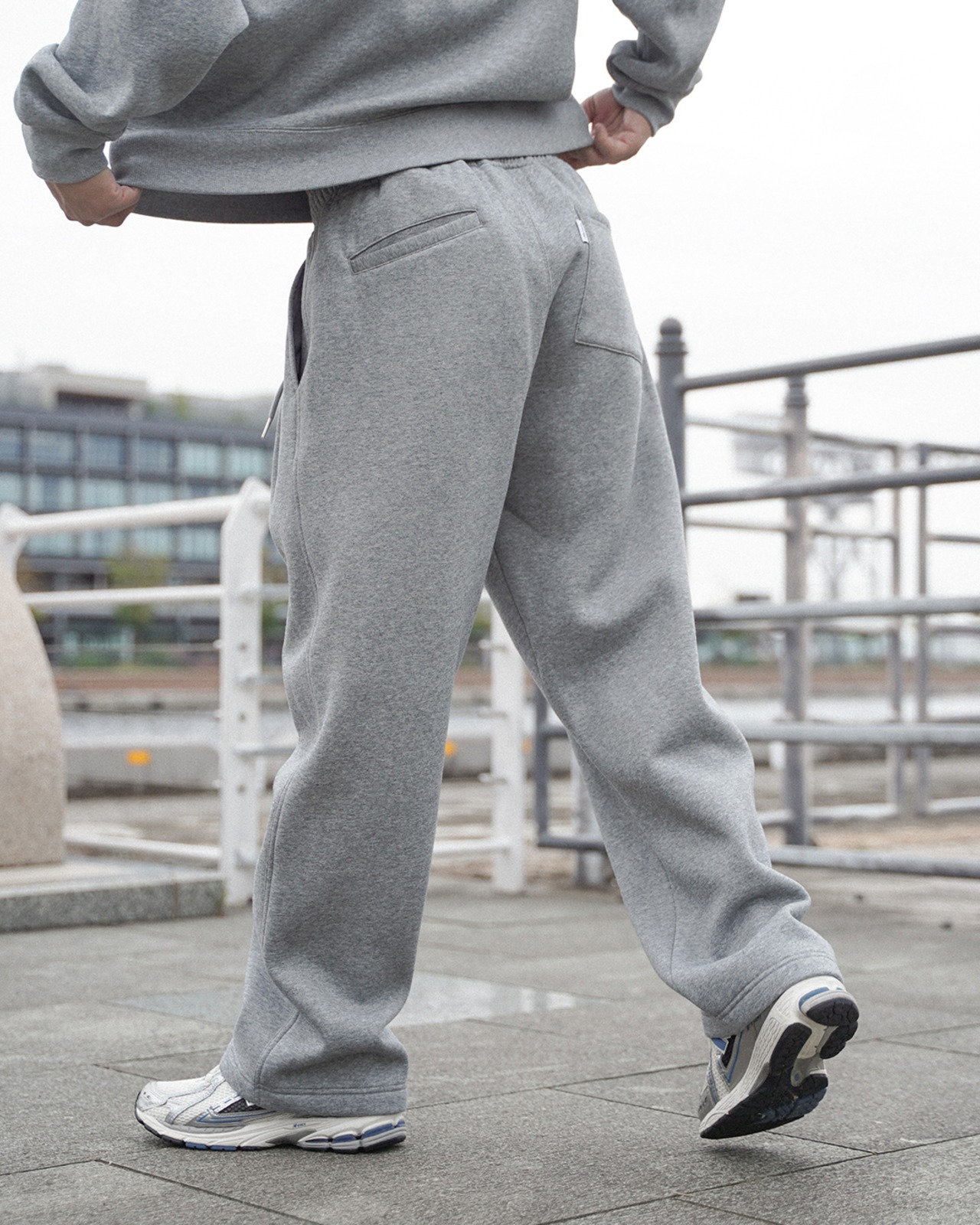 【#Re:room】TUCK WIDE SWEAT PANTS［REP302］