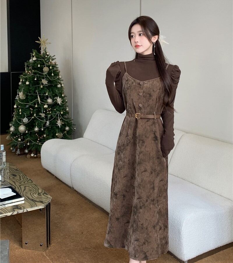 ワンピース ジャンパースカート キャミワンピース ロングスカート