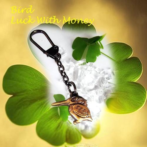 金運を運ぶ 「Bird Luck With Money」チャーム&BAGチャーム&キーホルダー