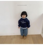 ザゴグマ / THE GOGUMA / バーバラ刺繍トレーナー / 韓国子供服 / キッズ / 26winter〖取寄〗*XS~XL*